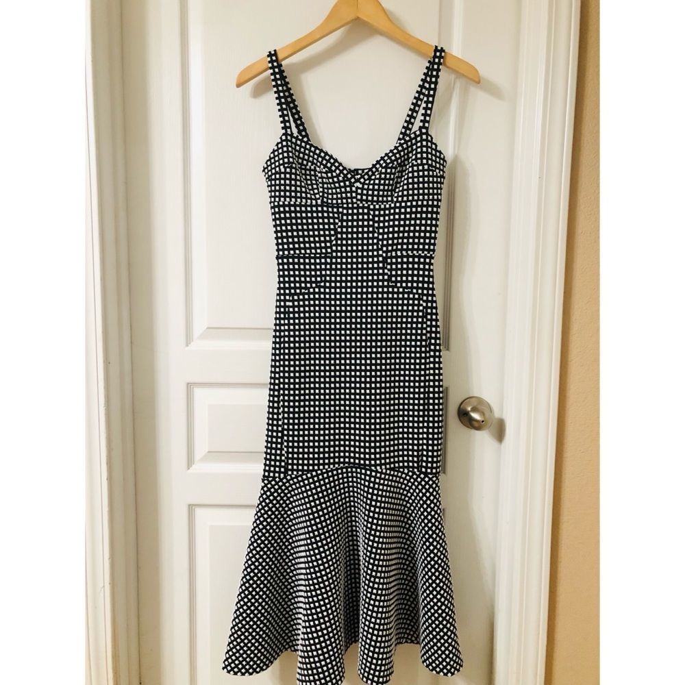 AMANDA UPRICHARD X REVOLVE GINGHAM  LOULETTE DRESS SZ S - Picture 4 of 8